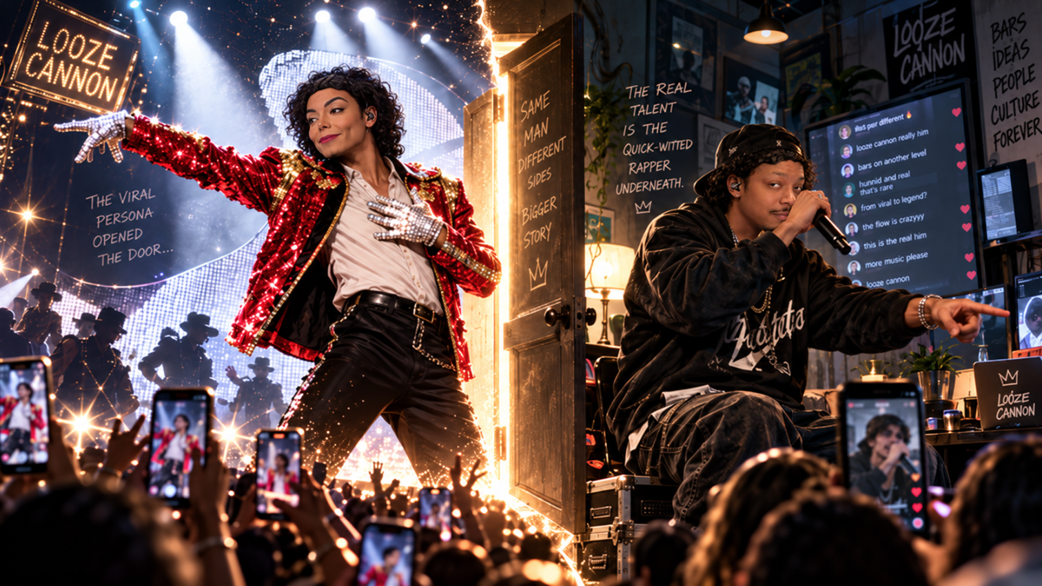 The Looze Cannon Explosion: Michael Jackson Opened the Door, but the Man Behind the Face May Be the Real Story