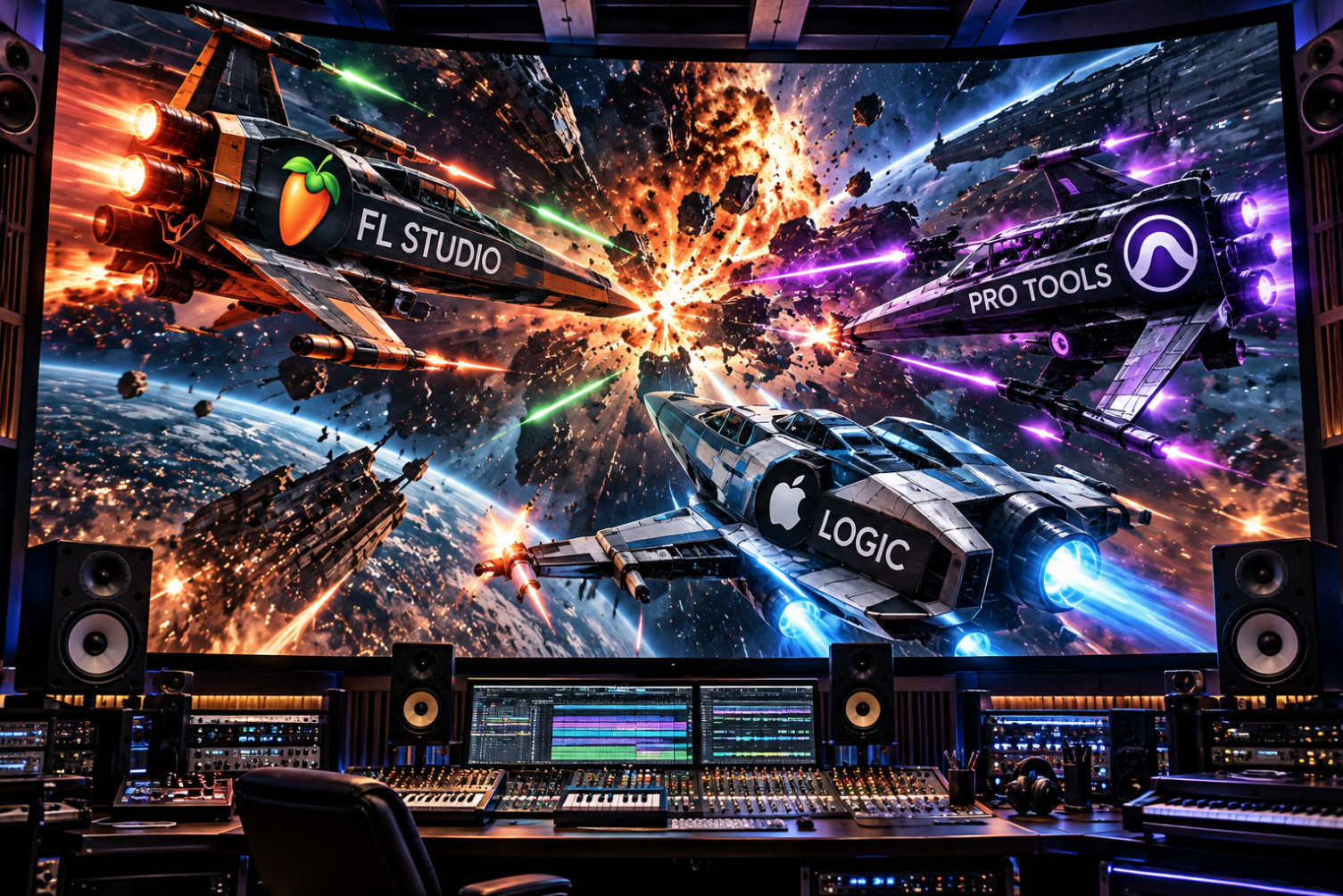 DAW Wars 2026: Logic Pro vs. FL Studio vs. Pro Tools — Which One Actually Fits the Way You Make Music?