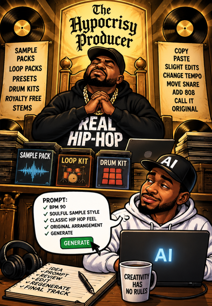 Sample This, Hypocrite! When Hip-Hop Producers Hate AI but Love Everybody Else's Music