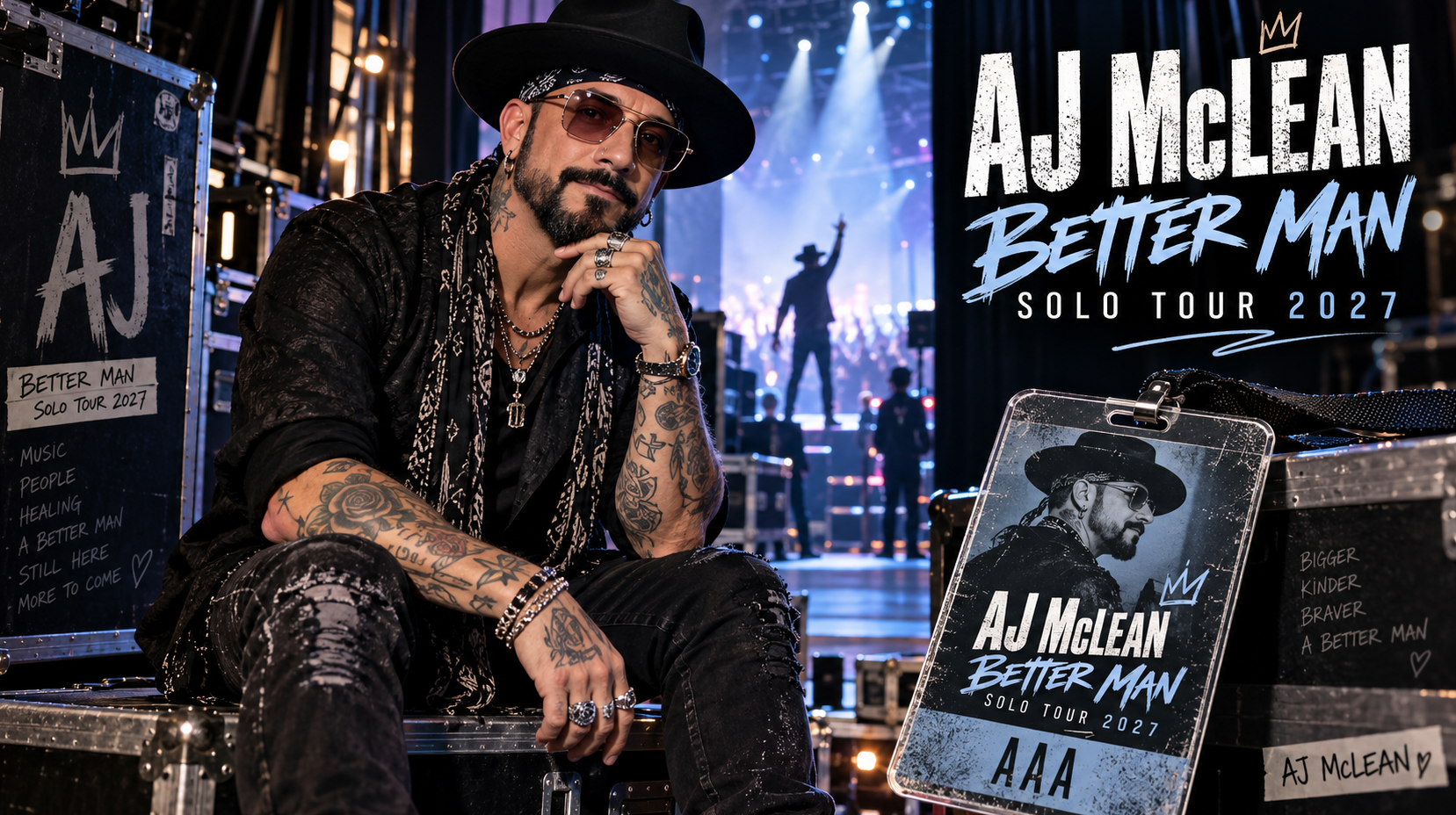 AJ McLean Extends His ‘Better Man’ Solo Tour Into 2027